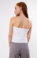 LA Hearts Florence Fold-Over Tube Top