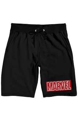 Marvel Comics Logo French Terry Shorts