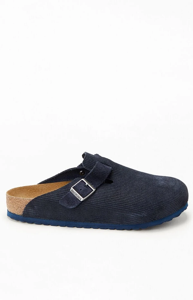 Birkenstock Boston Corduroy Clogs Midnight