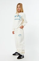 PacSun Kids Off White Pacific Sunwear Sweatpants