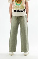 PacSun Kids Olive Baggy Jeans