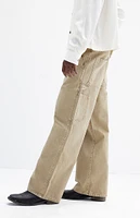 PacSun Tan Extreme Baggy Carpenter Jeans