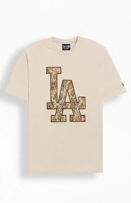 New Era LA Dodgers Embroidered Floral T-Shirt