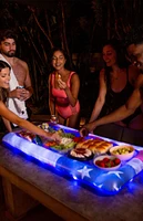 Pool Candy Inflatable Illuminated LED Stars & Stripes Buffet Pool Cooler