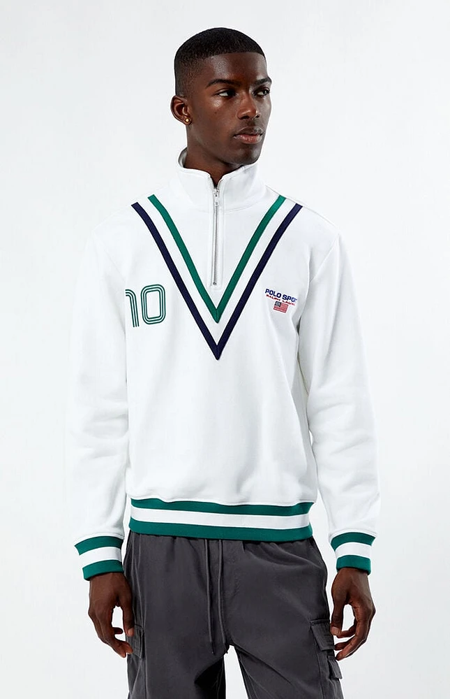 Polo Ralph Lauren Mock Neck Quarter Zip Sweatshirt