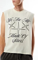 Pacsun Stars Cutoff Muscle T-Shirt