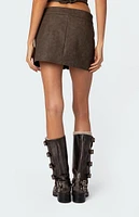 Ziva Faux Leather Mini Skirt