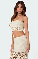 Edikted Ida Crochet Tube Top