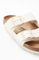 Birkenstock Women's Arizona Slide Sandals Eggshell