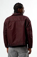 Pacsun Washed Red Nylon Jacket