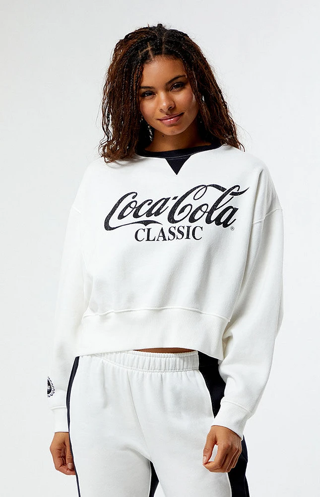 Coca-Cola By PacSun Classic Boxy Crew Neck Sweatshirt
