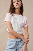 Playboy By PacSun Big Heart Raglan T-Shirt