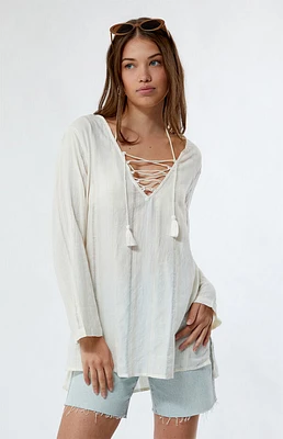 Billabong Blue Skies Beach Cover-Up Dress
