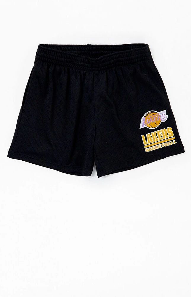 Mitchell & Ness LA Lakers Practice Basketball Shorts