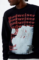 Budweiser By PacSun Ice Crew Neck Sweatshirt