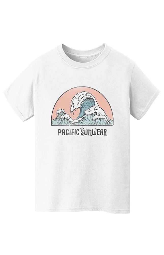 Kids Pacific Sunwear Wave Logo T-Shirt