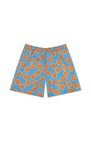 WeSC America Inc Zack Orange Slice Aop 5" Swim Trunks