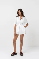 Rhythm White Classic Beach Shorts