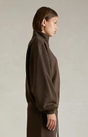 Fear of God Essentials Women's Heather Wood Zip Up Jacket