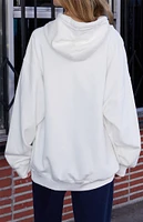 John Galt White Christy Northshore Oversized Hoodie