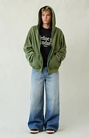 Pacsun Ryder Ultra Baggy Jeans Medium Blue