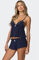 Edikted Dream Babydoll Waffle Tank Top