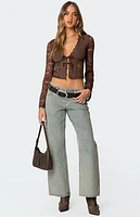 Edikted Stephi Lacey Split Front Top