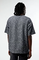 PacSun Black & White Slub Stripe Oversized T-Shirt