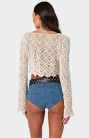 Edikted Tessie Crochet Top