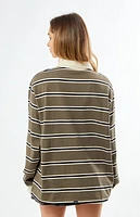 Thrills Logan Striped Rugby Long Sleeve Shirt