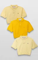 Upcycled Citrus Polo Shirt