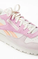 Reebok Women's Lilac Classic Leather & Suede Sneakers