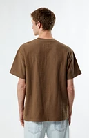 PacSun Brown Grooves T-Shirt