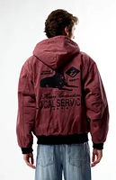 Obey Local Service Zip Up Hoodie