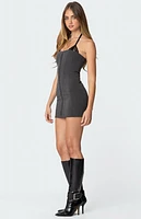 Edikted Peekaboo Lace Bra Mini Dress