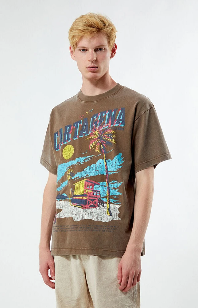 PacSun Cartagena Washed Oversized T-Shirt