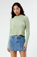 Glamorous Cropped Knit Sweater