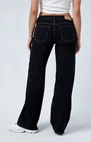 PacSun Eco Black Low Rise Wide Leg Jeans