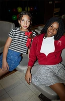 Pacsun Kids Striped Ribbed Skimmer T-Shirt