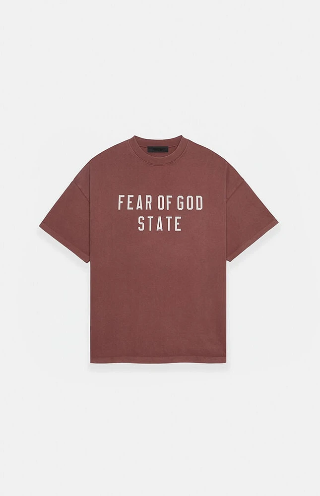 Fear of God Essentials Kids Crimson Heavy T-Shirt