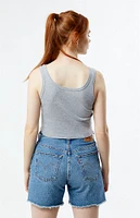 PS / LA Peaches Cropped Tank Top