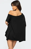 Edikted Josy Off Shoulder Handkerchief Top