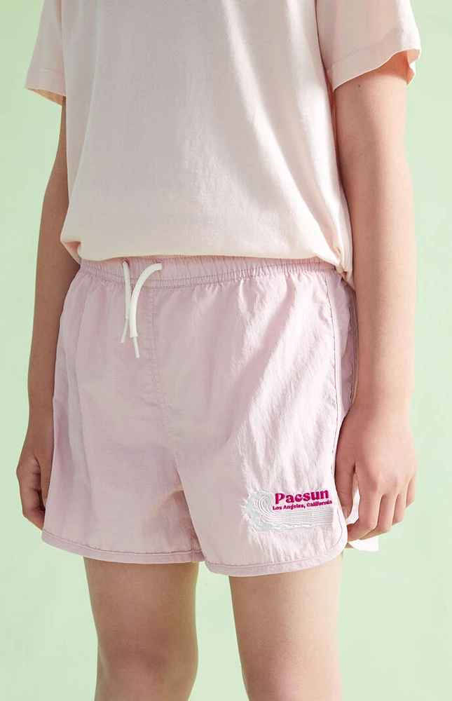 PacSun Kids Mauve 2" Swim Trunks