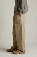 Fear of God Essentials Desert Sand Textured Nylon Utility Pants