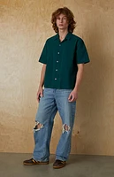 Pacsun Green Arlo Oversized Camp Shirt