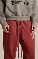 Fear of God Essentials Crimson University Fleece Sweatpants