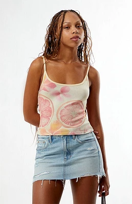 PS / LA AOP Fruit & Floral Tank Top