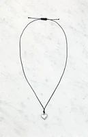 John Galt Heart Rope Necklace