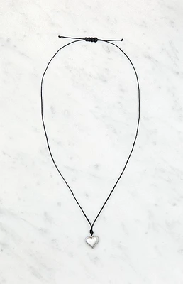 John Galt Heart Rope Necklace