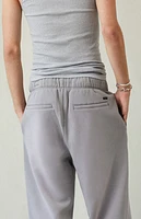 Pacsun Light Gray Fleece Extreme Baggy Sweatpants